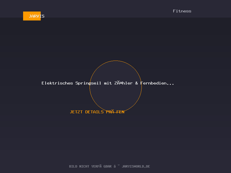 Elektrisches Springseil mit Zähler & Fernbedienung: Dein Cardio-Revolutionär