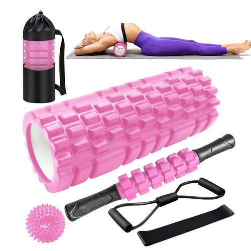 Faszienrolle, Qveetry 6 in 1 Foam