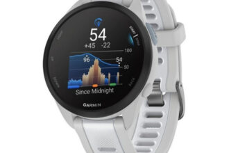 Garmin Forerunner 165 Smartwatch 20mm weiß