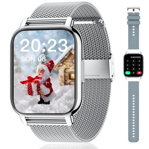 Smartwatch Herren Damen 1.85 Fitnessuhr mit