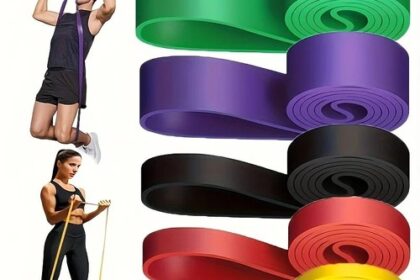 Fitnessband Gummiband Set Gymnastikband Widerstandsband Resistance
