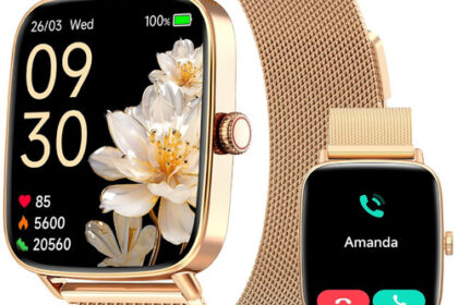 Smartwatch Damen 1.85 Zoll Fitnessuhr mit