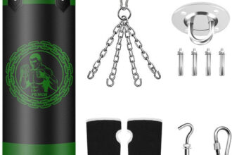 Boxsack Set hängend für Fitness und