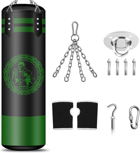 Boxsack Set hängend für Fitness und