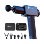 Therabeat Massagepistole Metall-Gehäuse, 6 Aufsätze, 3300