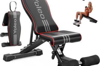 YOLEO Klappbare Hantelbank Multifunktion Training Fitness