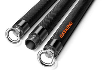 DASKING Fitnessbänder Widerstandsbänder Stange, Fitnessgeräte Für
