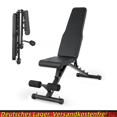 Hantelbank Trainingsbank Schrägbank Flachbank Bauchtrainer Fitnessbank