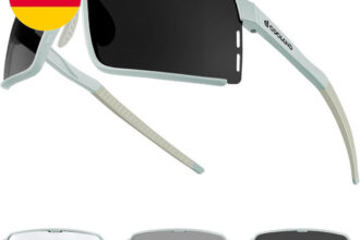 Odoland Photochromatische Selbsttönend Fahrradbrille Sportsonnenbrille Herren