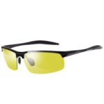 Herren Photochromatisch Sportbrille Polarisiert Rechteckig Sonnenbrille