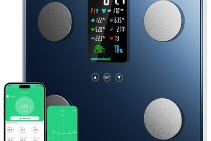 Onherm Körperfettwaage mit Großen Display, Ultra