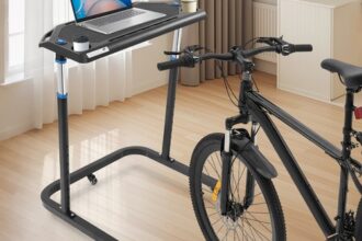 Fahrrad-Trainer-Schreibtisch Fitness Cycling-Schreibtisch Verstellbarer 110,23lb
