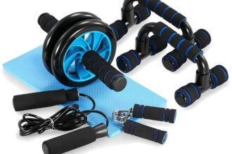 Bauchroller Fitnessgeräte Set Sportgeräte Bauchtrainer Liegestützgriffe