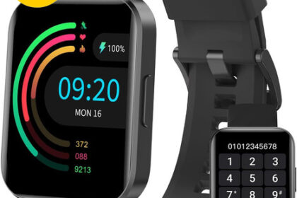 Smartwatch Damen Herren 1.85'' Smartwatch Mit