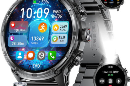 Smartwatch Herren,1.85‘’ HD Großes Display/710 Mah