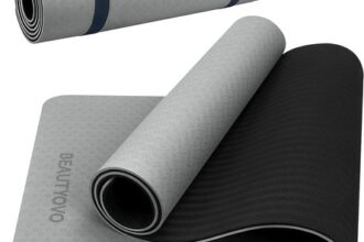 Yogamatte Rutschfest mit Tragegurt, 8mm Extradick