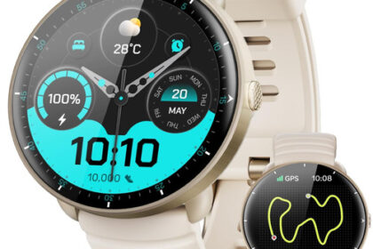 Smartwatch GPS Wasserdicht Fitnessuhr AMOLED 100