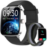 Smartwatch Yoever 1.85 Zoll Wasserdicht Fitness