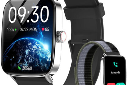 Smartwatch Yoever 1.85 Zoll Wasserdicht Fitness