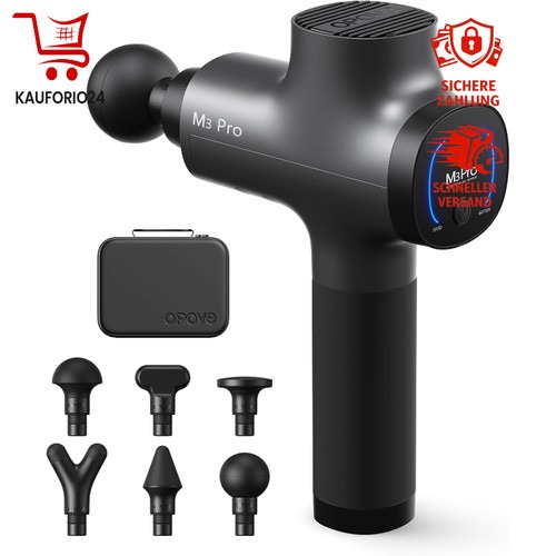 Massagepistole M3 Pro 2500U/min LED-Display zur
