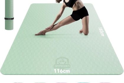Große Yogamatte XXL - Rutschfest &
