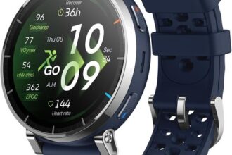 Amazfit Active 3 Premium Dunkelblau Smartwatch