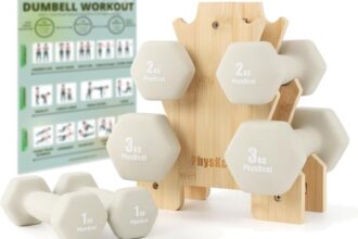 Kurzhantel Set Hanteln Gusseisen 6-teilig Fitness