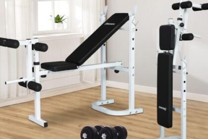 Klappbare/Verstellbar Hantelbank Bis 440lbs für Das