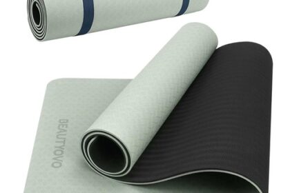 Yogamatte Rutschfest Pilates Fitnessmatte TPE 8mm