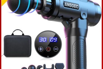 Massagepistole Elektrisch 30 Geschwindigkeiten 8 Köpfe