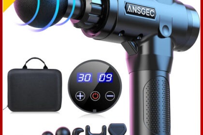 Massagepistole Elektrisch 30 Geschwindigkeiten 8 Köpfe