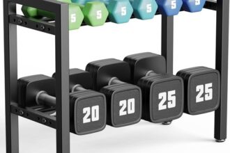 Hantelständer 2-stufig verstellbar für Kettlebell-Hanteln -