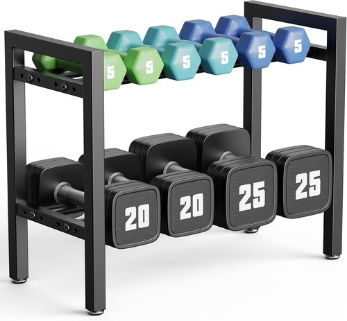 Hantelständer 2-stufig verstellbar für Kettlebell-Hanteln -