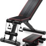 YOLEO klappbare Hantelbank Multifunktion Fitnessbank 6-fach