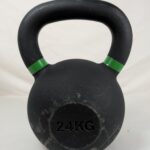 Kettlebell 24 kg Schwarz Premium Gusseisen