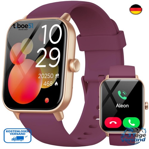 AEAC Smartwatch Herren Damen Fitness Tracker