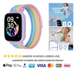BIGGERFIVE Kinder Smartwatch 1,8 Zoll Fitness