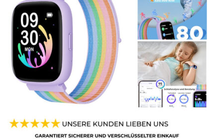 BIGGERFIVE Kinder Smartwatch 1,8 Zoll Fitness