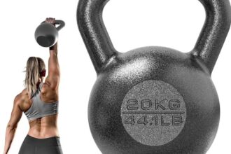 Kettlebell Gusseisen 20kg Zweihandgriff Krafttraining Fitness