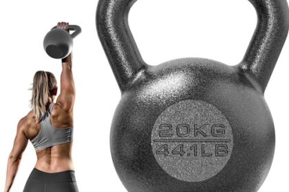 Kettlebell Gusseisen 20kg Zweihandgriff Krafttraining Fitness