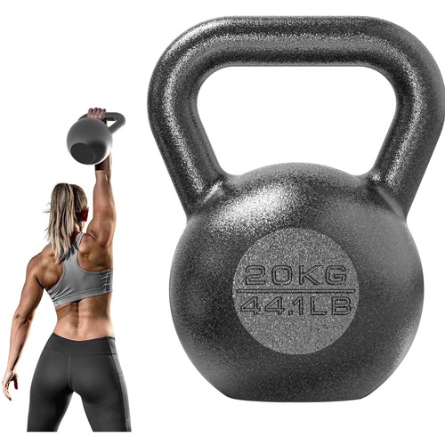Kettlebell Gusseisen 20kg Zweihandgriff Krafttraining Fitness