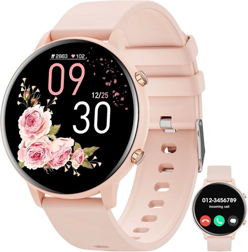 Smartwatch Damen Bluetooth Anruf Fitness Tracker