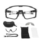 GUB Fahrradbrille Selbsttönend Polarisierte Sportbrille UV400