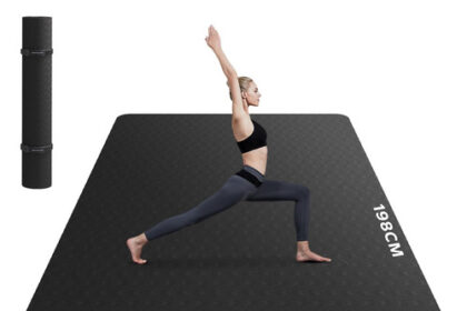 Yogamatte XXL Rutschfest Ultra Haltbar 198cm