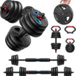 Hanteln Verstellbar 10kg-40kg 5-in-1 Set Langhantel
