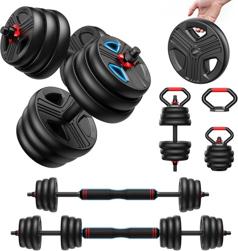Hanteln Verstellbar 10kg-40kg 5-in-1 Set Langhantel