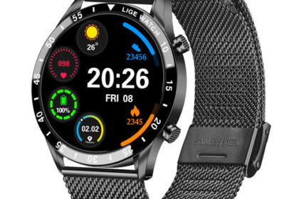 Militär Smartwatch Herren Bluetooth Anruf Fitness