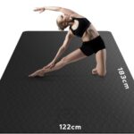 Yogamatte XXL HAPBEAR 198x137cm Rutschfest TPE