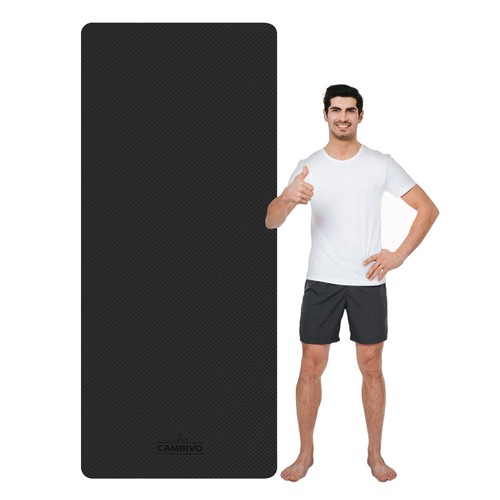 Yogamatte XXL rutschfest TPE Fitnessmatte Pilates