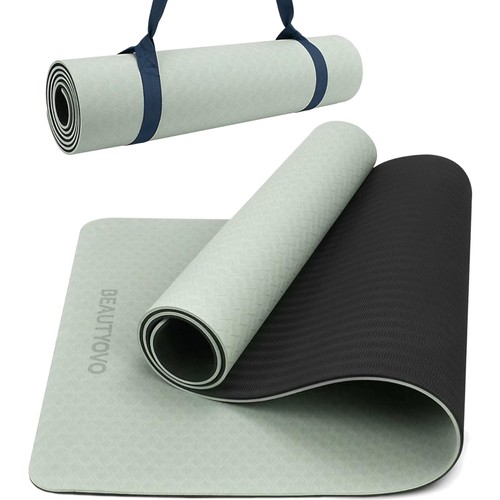 Yogamatte TPE rutschfest 8mm Yoga Pilates